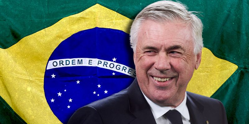 Carlo Ancelotti được kỳ vọng giúp đội tuyển Brazil giải cơn khát danh hiệu từ 2002 đến nay