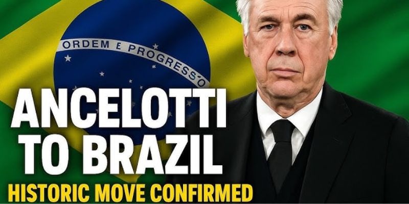 Carlo Ancelotti sẽ dẫn dắt đội tuyển Brazil